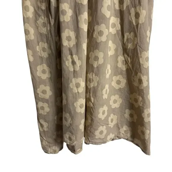 Christy Dawn The Rumi Mocha Daisy Beige Block Floral Print Maxi Dress Size XL - Picture 8 of 16